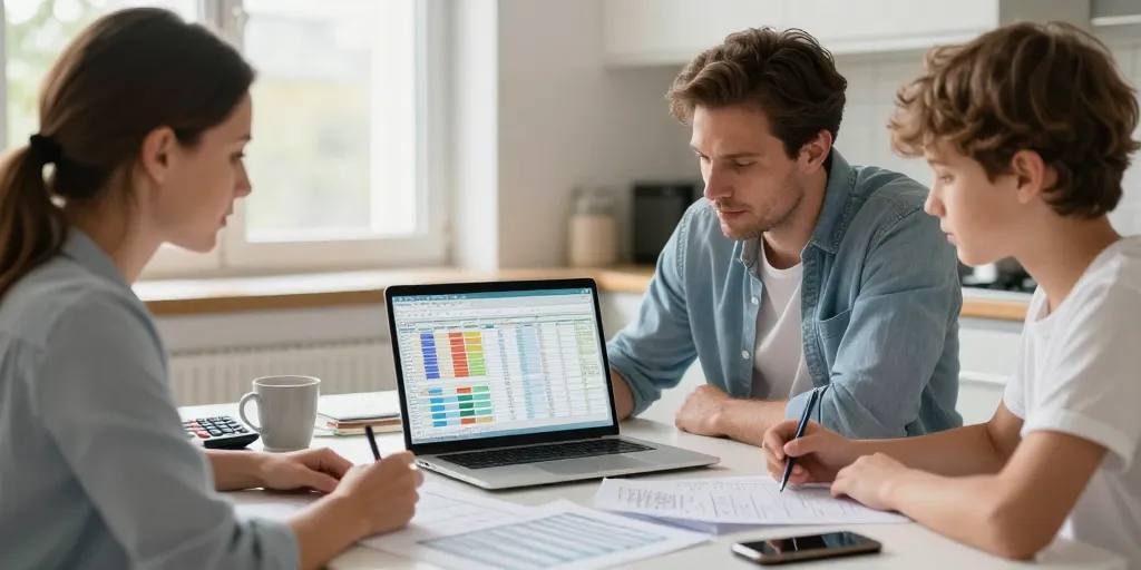 modele budget famille