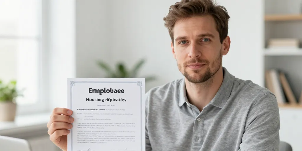 attestation employeur pour logement pdf